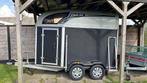 Mooie donkergrijze Atec Starline 1.5 paards trailer - 2004, Ophalen, Gebruikt, Hout, 1½-paards trailer
