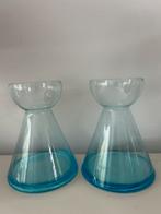 Bollenglazen bollenvaas turquoise, Ophalen of Verzenden