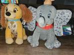 Disney Knuffels - Lady & Dumbo, Ophalen of Verzenden, Zo goed als nieuw, Hond