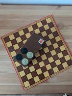 Damspel, bord en stenen, Hobby en Vrije tijd, Gezelschapsspellen | Bordspellen, Een of twee spelers, Ophalen of Verzenden, Gebruikt