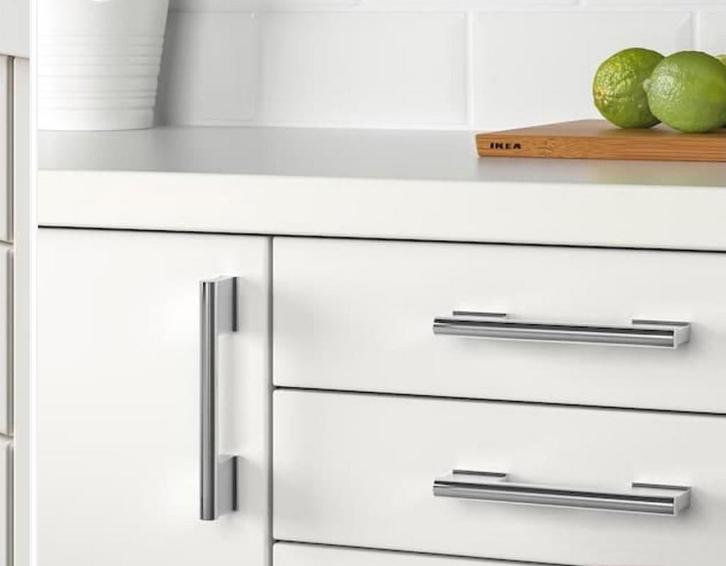 Ikea keuken of Pax 12x RVS Handgrepen Chrome ikea keuken, Huis en Inrichting, Kasten | Kledingkasten, Nieuw, Minder dan 100 cm