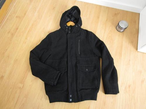 Sportieve zwarte winterjas maat S, Kleding | Heren, Jassen | Winter, Gedragen, Maat 46 (S) of kleiner, Zwart, Ophalen of Verzenden