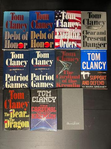 Tom Clancy - Collectors items (First printing) beschikbaar voor biedingen