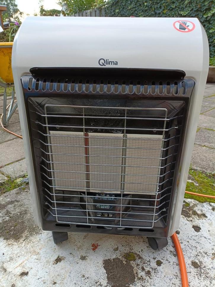 Gaskachel Qlima, Huis en Inrichting, Kachels, Zo goed als nieuw, Vrijstaand, Gaskachel, Gas, Ophalen