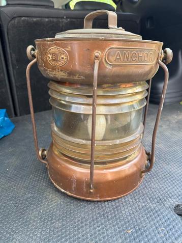 Antieke Ankerlamp Griffiths & Sons beschikbaar voor biedingen