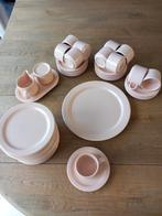 Porselein servies zalmkleurig12 delig, Ophalen, Porselein, Overige stijlen