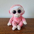 Ty beanie boo pink monkey ruby roze aap 15 cm, Ophalen of Verzenden, Overige typen