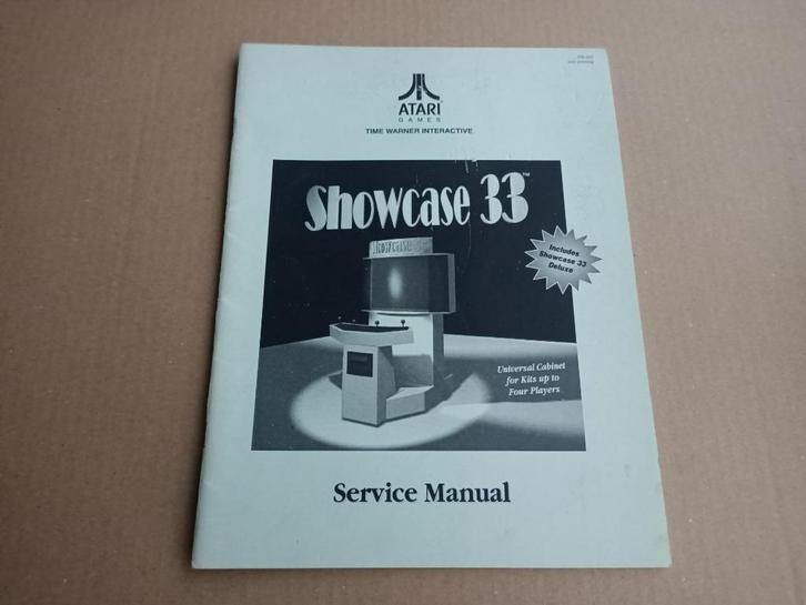 Service Manual: Showcase 33 (Atari), Verzamelen, Automaten | Overige, Gebruikt, Verzenden