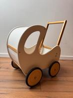 Houten poppenwagen, Kinderen en Baby's, Speelgoed | Houten speelgoed, Ophalen, Gebruikt, Duw- of Trekspeelgoed