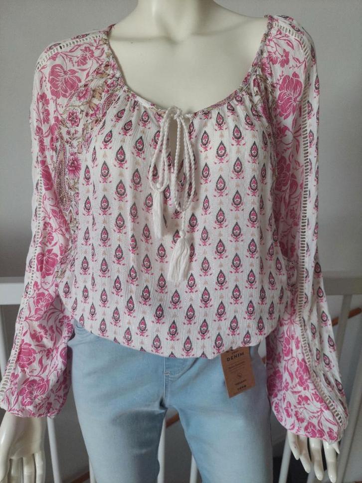 Blouse Festival Ibiza Maat 46 zo goed als nieuw, Kleding | Dames, Blouses en Tunieken, Zo goed als nieuw, Maat 46/48 (XL) of groter