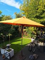 Parasol met houder en hoes, Tuin en Terras, Ophalen, Gebruikt