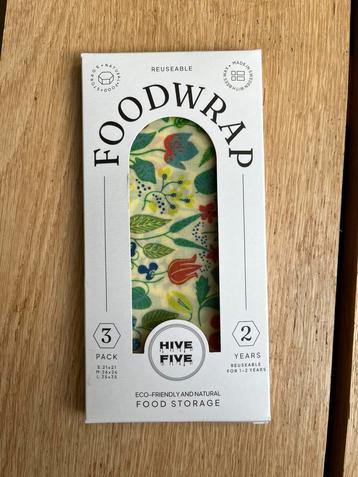 Hivefive herbruikbare foodwrap (3 stuks, ongebruikt) beschikbaar voor biedingen