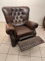 Chesterfield relexfauteul handbediening, Ophalen of Verzenden, Zo goed als nieuw, 75 tot 100 cm