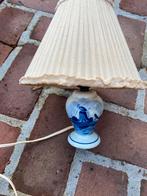 Antieke delfts blauwe lamp met molen voet 16 cm, Antiek en Kunst, Ophalen of Verzenden