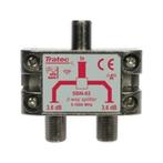 Tratec Technetix Verdeler 2-voudig coax SBN-02, Verzenden, Nieuw, Minder dan 2 meter, Coaxiale kabel