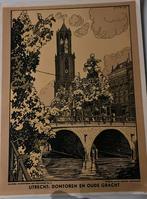 Utrecht Domtoren en de oude gracht, Antiek en Kunst, Ophalen of Verzenden