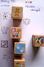 Baby 091 Houten stempel, Ophalen of Verzenden, Gebruikt, Houten stempel