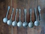 Vintage tinnen huwelijk lepels, Antiek en Kunst, Antiek | Tin, Ophalen of Verzenden
