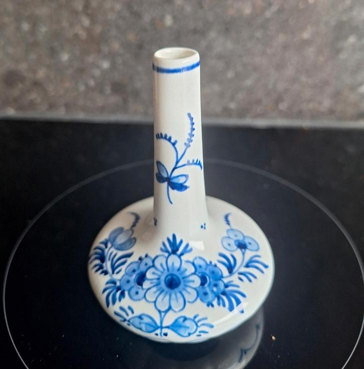 Porcelyne fles- Royal Delft Tranenflesje met certificaat, Antiek en Kunst, Antiek | Keramiek en Aardewerk, Ophalen of Verzenden