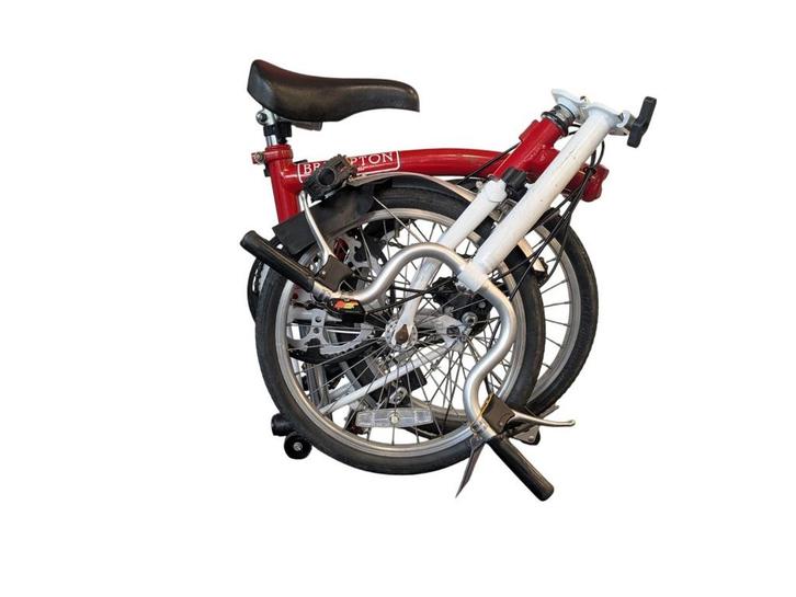 Vouwfiets Brompton, 3 versnellingen, 6 maanden garantie, Fietsen en Brommers, Fietsen | Vouwfietsen, Gebruikt, Brompton, 16 tot 18 inch