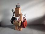 Vintage houten Kapstok/ tassen rek/ hoeden sieraden display, Huis en Inrichting, Ophalen, Gebruikt, Minder dan 100 cm, Staande kapstok