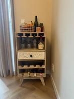 Wijnkast, Huis en Inrichting, Woonaccessoires | Wijnrekken, Ophalen, 5 tot 15 flessen, Zo goed als nieuw, 75 cm of meer