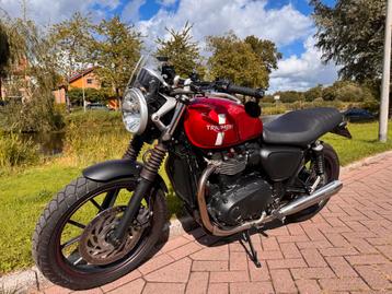 Triumph Street Twin café racer 900cc - Slechts 6700km beschikbaar voor biedingen