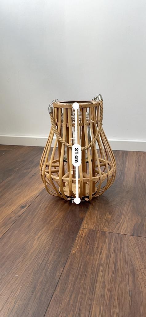 Houten Kaarshouder – Natuurlijke Sfeerbrenger, Huis en Inrichting, Woonaccessoires | Kandelaars en Kaarsen, Nieuw, Kaars, 25 tot 50 cm