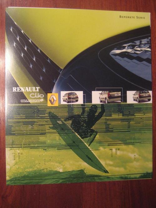 Renault actiemodellen (1999-2013) Clio Twingo Mégane, e.a., Boeken, Auto's | Folders en Tijdschriften, Nieuw, Renault, Ophalen of Verzenden