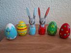 Paas pedoll set met haasjes en eieren, Diversen, Pasen, Ophalen of Verzenden, Zo goed als nieuw