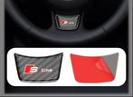 S Line Stuur Logo voor Audi A1, A3, A4, A5, A6, A7, Auto diversen, Ophalen of Verzenden, Nieuw