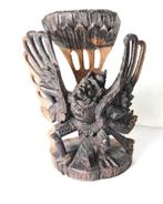 Indonesië hout snijwerk Vogel-Man    d328   5 euro, Antiek en Kunst, Ophalen of Verzenden