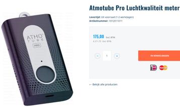 Luchtreiniger Atmotube Pro beschikbaar voor biedingen