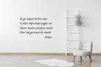 Christelijke muursticker kinderkamer Ik ga slapen ik ben moe, The River House, Info@theriverhouse.nl, https://theriverhouse.nl