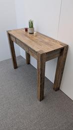 Unique Oak Side Table, Ophalen, 100 tot 150 cm, Eikenhout, Zo goed als nieuw