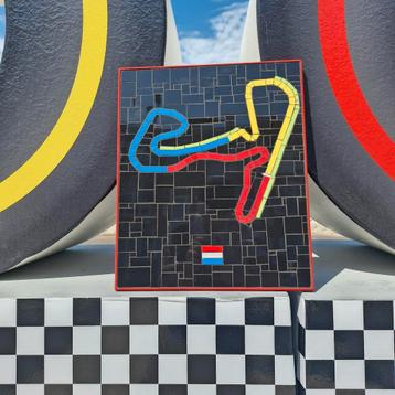Zandvoort GP mozaiek circuit HANDGEMAAKT beschikbaar voor biedingen