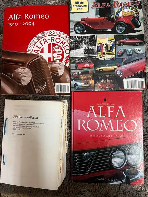 TEAB Alfa Romeo boeken en manuals, Boeken, Auto's | Folders en Tijdschriften, Gelezen, Alfa Romeo, Ophalen of Verzenden