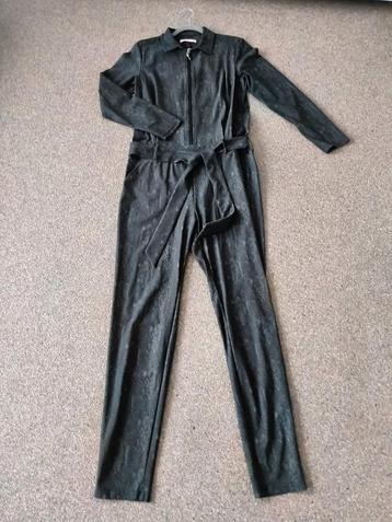 Mooie Studio Anneloes jumpsuit travelstof zwart groen patroo beschikbaar voor biedingen