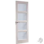 Binnendeur met glas | Glas apart te verkrijgen | Schuifdeur, 80 tot 100 cm, Binnendeur, Nieuw, Ophalen of Verzenden