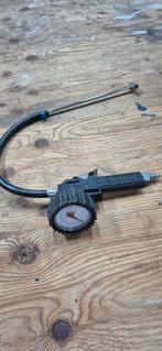 Bandenpomp met drukmeter, Ophalen, Gebruikt