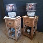 Nachtkastjes & Kleine Meubels, Gebruikt, Minder dan 45 cm, Hout, 55 tot 70 cm