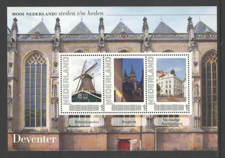 Mooi Nederland Steden t/m Heden: Deventer 2, Postzegels en Munten, Postzegels | Nederland, Postfris, Na 1940, Ophalen of Verzenden