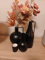 Zwart Design Decor Set met Glitterkaars, Ophalen, Nieuw, Binnen