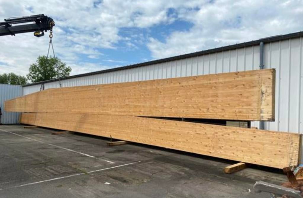 Gelamineerd hout spanten, Tuin en Terras, Overkappingen, Ophalen of Verzenden, Gebruikt