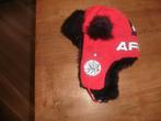 Ajax wintermuts met bont en oud logo., Verzamelen, Ophalen of Verzenden, Nieuw, Ajax, Pet of Muts