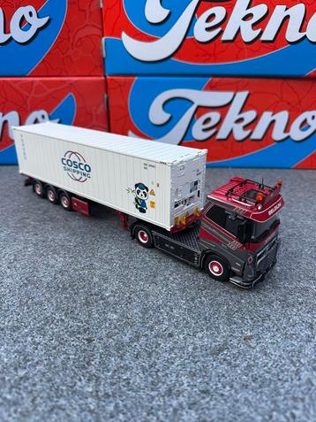 Tekno Volvo FH SL Logistics met Cosco containeroplegger beschikbaar voor biedingen
