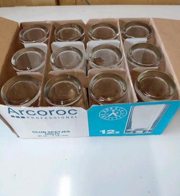 12 lage glazen spatje Arcoroc beschikbaar voor biedingen