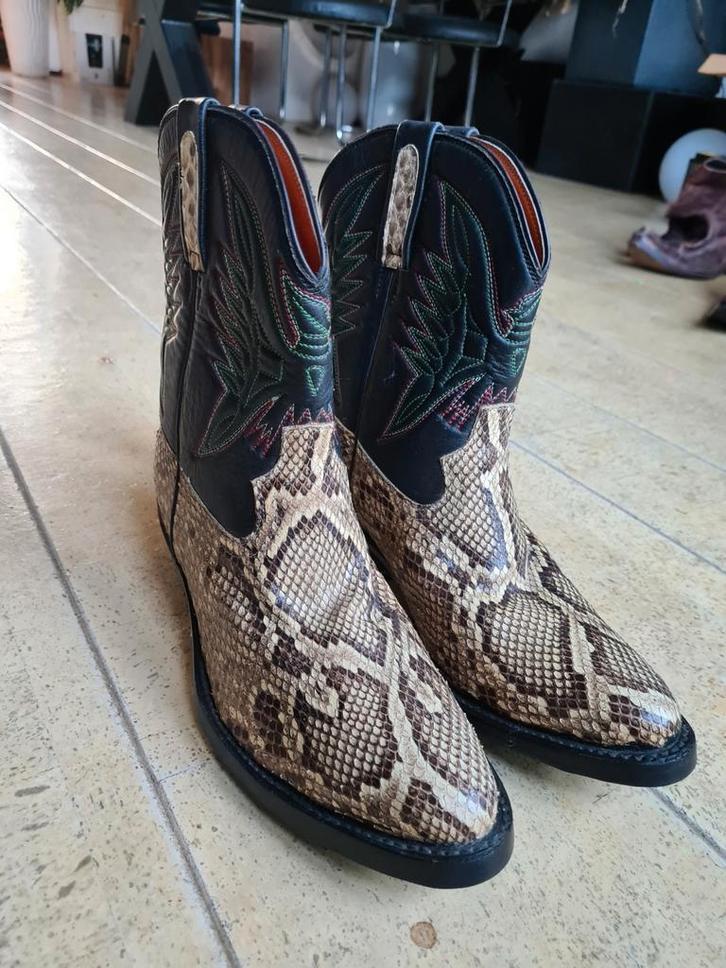 Python western boots mt 43 / 42. Nieuw! Cowboy laarzen, Kleding | Heren, Schoenen, Nieuw, Boots, Bruin, Ophalen of Verzenden