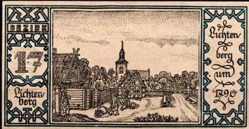 DEUTSCHLAND: Notgeld #50 Pfenninge# *17* Bezirk LICHTENBERG  beschikbaar voor biedingen
