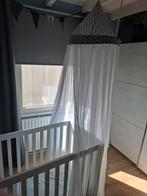 Piekstok met klamboe wit en grijs, Kinderen en Baby's, Kinderkamer | Inrichting en Decoratie, Ophalen, Zo goed als nieuw, Klamboe